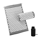 Yoganix 66*42cm Massage Cushion Yoga Acupressure Mat and Pillow Set For Neck Back Foot Stress Pain Relief Fitness Massage Spiky Pad