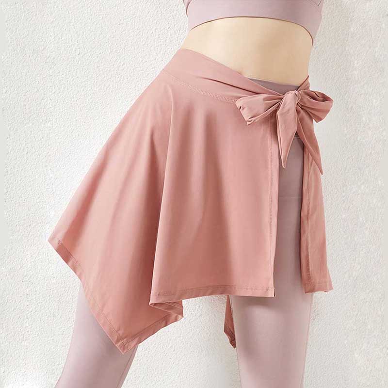 Yoganix Yoga Skirts Long Straps One Piece Tennis Ballet Skirt Jogging Women All-match Hip Covering Bottoms Running Gym Yoga Shorts