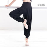 Yoganix Girls Casual Black Pants Flare Trouser Cotton Gymnastics Fitness Ballet Dance Pants For Children