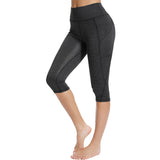 Yoganix WomenSports Pants 3/4 Gym Sport Woman Tights Casual Cropped Female Leggings For Fitness Women Yoga Pants with Side Pockets
