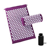Yoganix 66*42cm Massage Cushion Yoga Acupressure Mat and Pillow Set For Neck Back Foot Stress Pain Relief Fitness Massage Spiky Pad