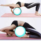 Yoganix Yoga Wheel TPE Non-Slip Yoga Spine Roller Wheel circle for Back Pain Ain Relief and Improving Backbends Flexibility Training