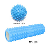 Yoganix 45cm Yoga foam roller muscle massage Block pilates tools Yoga Column fitness foam roller Brick exercise equipment