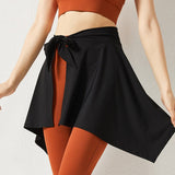 Yoganix Yoga Skirts Long Straps One Piece Tennis Ballet Skirt Jogging Women All-match Hip Covering Bottoms Running Gym Yoga Shorts