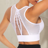 Yoganix Hot Fitness Women Workout Sports Bra Yoga Vest Backless Solid Quick Dry Running Gym Sport bra Yoga Shirts Tank Top