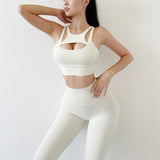 Yoganix  Top Women Tight Elastic Yoga Bras Bralette Crop Top  Removable Chest Pad