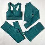 Yoganix 2/3/4PCS Seamless Women Yoga Set Workout Sportswear Gym Clothes