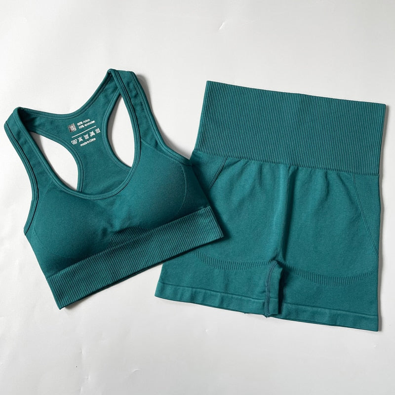 Yoganix 2/3/4PCS Seamless Women Yoga Set Workout Sportswear Gym Clothes