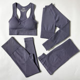 Yoganix 2/3/4PCS Seamless Women Yoga Set Workout Sportswear Gym Clothes