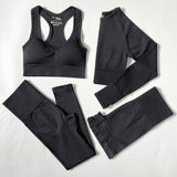 Yoganix 2/3/4PCS Seamless Women Yoga Set Workout Sportswear Gym Clothes