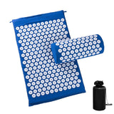 Yoganix 66*42cm Massage Cushion Yoga Acupressure Mat and Pillow Set For Neck Back Foot Stress Pain Relief Fitness Massage Spiky Pad