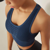Yoganix Hot Fitness Women Workout Sports Bra Yoga Vest Backless Solid Quick Dry Running Gym Sport bra Yoga Shirts Tank Top