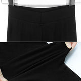 Yoganix Girls Casual Black Pants Flare Trouser Cotton Gymnastics Fitness Ballet Dance Pants For Children