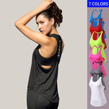 Yoganix Gym Top Black Sleeveless Yoga Top Gym Women Shirt Fitness T-Shirts Dry Workout Tops Sports Tops Gym Women Backless Shirt