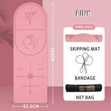 Yoganix 180cm Jump Rope TPE Exercise Cushioning Mute Yoga Gymnastic Mats
