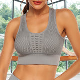 Yoganix Hot Fitness Women Workout Sports Bra Yoga Vest Backless Solid Quick Dry Running Gym Sport bra Yoga Shirts Tank Top
