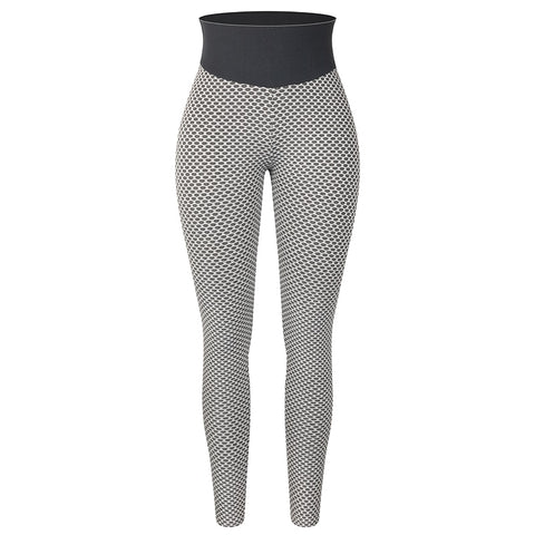 Yoganix Women Ruched Butt Lifting High Waist Yoga Pants Tummy Control Stretchy Workout Leggings Textured Booty Tights
