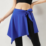 Yoganix Yoga Skirts Long Straps One Piece Tennis Ballet Skirt Jogging Women All-match Hip Covering Bottoms Running Gym Yoga Shorts