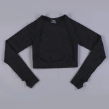 Yoganix New Seamless Yoga Crop Top long Sleeves Shirts for Women