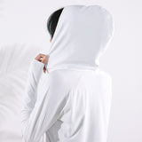 Yoganix Autumn Women Sport Hoodies Quick Dry Loose Yoga Shirt Long Sleeve Running T-shirt Girls Oversized Gym Workout Fitness Hooded Top