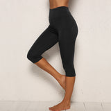 Yoganix WomenSports Pants 3/4 Gym Sport Woman Tights Casual Cropped Female Leggings For Fitness Women Yoga Pants with Side Pockets