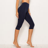 Yoganix WomenSports Pants 3/4 Gym Sport Woman Tights Casual Cropped Female Leggings For Fitness Women Yoga Pants with Side Pockets