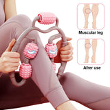 Yoganix 360° Massager Leg Muscle Relaxation Roller Ring Clamp Leg Massage