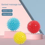 Yoganix 7.5cm PVC Spiky Massage Yoga Ball Trigger Point Sport Fitness Hand Foot Pain Stress Relief Muscle Relax Unisex Stab Massage Ball