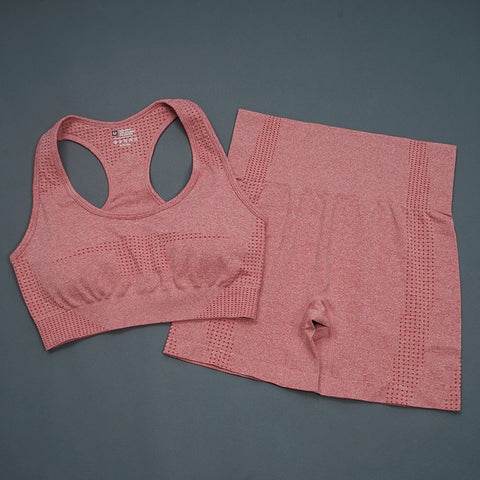 Yoganix 2/5PC Women& tracksuit Seamless Yoga Set Women Sportswear  Suit