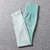 Yoganix Seamless Leggings Women Hollow-out High Waist Booty Sport Leggings Yoga Pants Fitness Gym Leggings Athletic Workout Tights