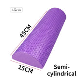 Yoganix Half Round Yoga Block EVA Foam Roller Balance Pad Yoga Pilates for Muscle Restoration Physical Therapy