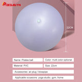 Yoganix Women Body Shaping PVC Yoga Pilates Ball Home Exercise Fitness Yoga Ball Multifunctional Shaping Fitness Professional Assistance