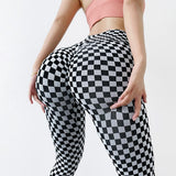 Yoganix New Plaid Leggings Women Pants Yoga Gym Fitness Tights Women Sports Pants Autumn And Winter Leggings For Girls 20 Colors