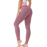 Yoganix Womens High Waisted Yoga Pants Tummy Control Scrunched Booty Leggings Workout Running Butt Textured Tights