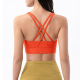Yoganix Nylon Top Women Bra Sexy Top Woman Breathable Underwear Women Fitness Yoga Sports Bra For Women Gym 22 Colors