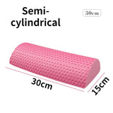 Yoganix Half Round Yoga Block EVA Foam Roller Balance Pad Yoga Pilates for Muscle Restoration Physical Therapy