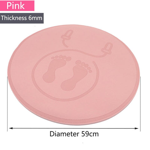 Yoganix 8mm Thicken Rope Skipping Mute Mat Home Jump Rope Yoga Shock Absorption High Elasticity Fitness Pad Indoor Gym Sport Exercise