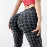 Yoganix New Plaid Leggings Women Pants Yoga Gym Fitness Tights Women Sports Pants Autumn And Winter Leggings For Girls 20 Colors