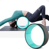 Yoganix Yoga Wheel TPE Non-Slip Yoga Spine Roller Wheel circle for Back Pain Ain Relief and Improving Backbends Flexibility Training