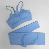 Yoganix 2PCS Seamless Yoga Set Women Tracksuit  Workout Sportswear