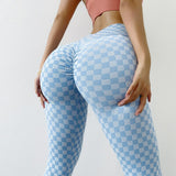 Yoganix New Plaid Leggings Women Pants Yoga Gym Fitness Tights Women Sports Pants Autumn And Winter Leggings For Girls 20 Colors