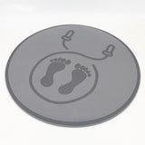 Yoganix Jump Rope Mat Exercise Cushioning Mute Yoga Mat Pad Sound Insulation And Shock Absorption High Density Board Anti-noice Cushion