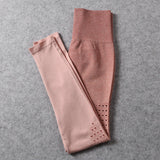Yoganix Seamless Leggings Women Hollow-out High Waist Booty Sport Leggings Yoga Pants Fitness Gym Leggings Athletic Workout Tights