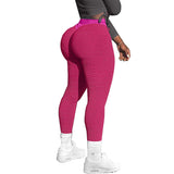 Yoganix Womens High Waisted Yoga Pants Tummy Control Scrunched Booty Leggings Workout Running Butt Textured Tights