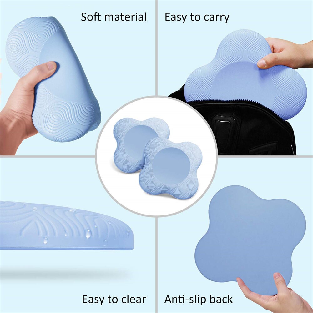 Yoganix Yoga Knee Pad Cushion Extra Thick Support Knees Elbows Wrist Hands Head Foam Pilates Kneeling Pad Knees and Elbows for Fitness