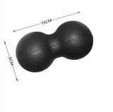 Yoganix Peanut Fitness Massage Ball Set Yoga Roller Double Lacrosse Mobility Ball for Myofascial Physical Therapy Deep Tissue Massage