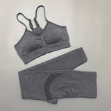 Yoganix 2PCS Seamless Yoga Set Women Tracksuit  Workout Sportswear
