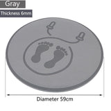 Yoganix 8mm Thicken Rope Skipping Mute Mat Home Jump Rope Yoga Shock Absorption High Elasticity Fitness Pad Indoor Gym Sport Exercise