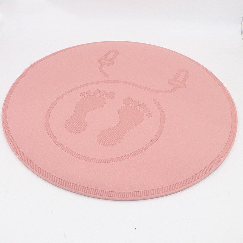 Yoganix Jump Rope Mat Exercise Cushioning Mute Yoga Mat Pad Sound Insulation And Shock Absorption High Density Board Anti-noice Cushion