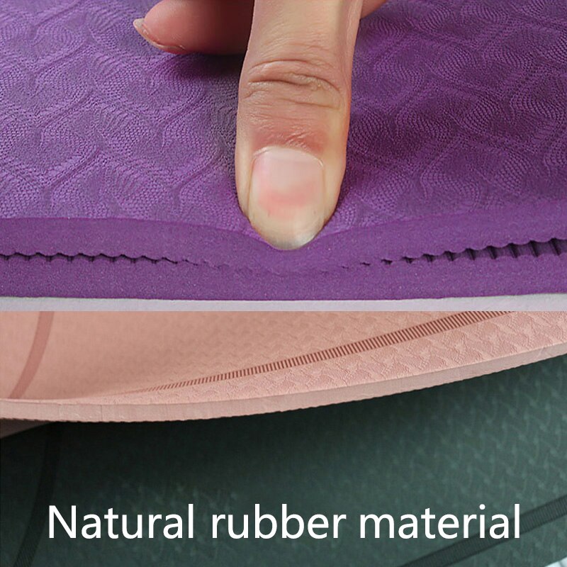 Yoganix 8mm Thicken Rope Skipping Mute Mat Home Jump Rope Yoga Shock Absorption High Elasticity Fitness Pad Indoor Gym Sport Exercise